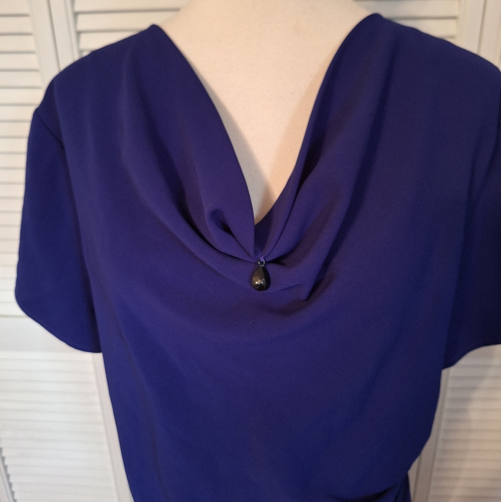 St. John Royal Blue Dress - Picture 5 of 9